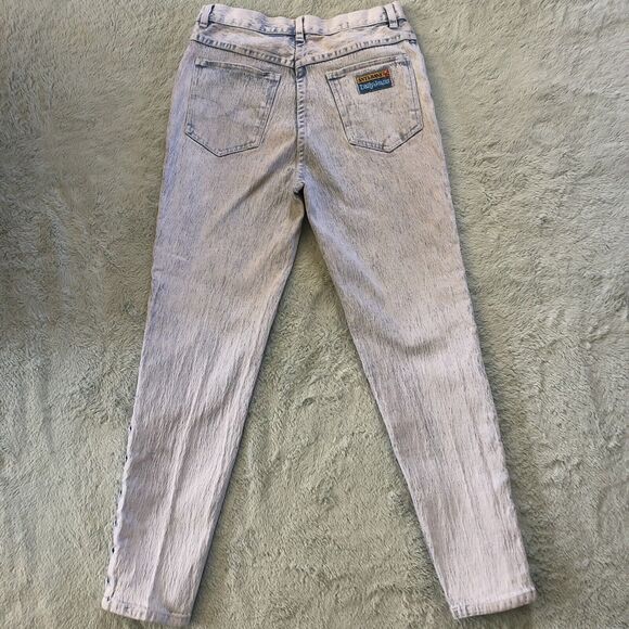 Anti Basic Daily Vintage Women’s Juniors Jeans Hi Rise Acid Wash 28x28 - Picture 7 of 11